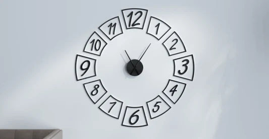 Premium Acrylic Wall Clock with 12 inch needles(cp06)