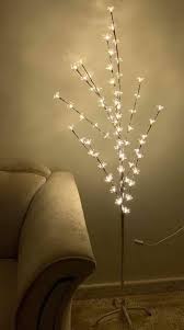 Standing Lamp with Mini Tingling Flowers – 5 Feet Tall with Elegant Stand