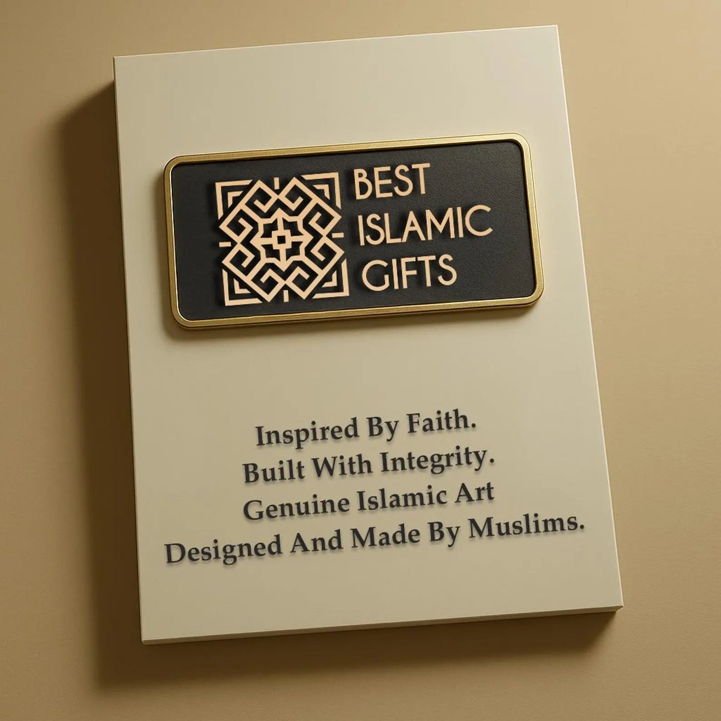 Bismillah Islamic Acrylic Wall Art
